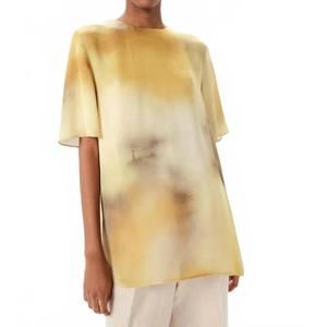 NEW MARIA CHER jufre leslie t-shirt in wild curry